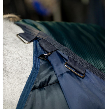 Horseware Amigo Ripstop Insulator 50g staldeken Groen dynastie / marine / zilver