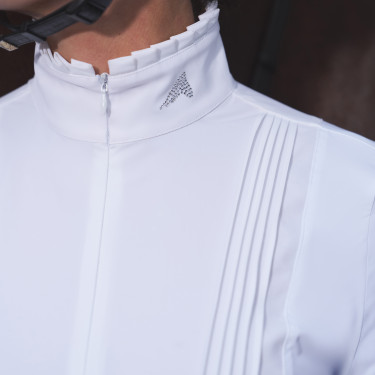 Wedstrijdpolo Euro-Star Ines Wit