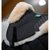 Horseware schapenvacht-zadelpad Zwart / natuur Horseware schapenvacht-zadelpad Zwart / natuur