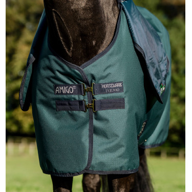 Amigo Ripstop Horseware 900D Plus Turnout 200g deken Groen dynastie / marine / zilver Amigo Ripstop Horseware 900D Plus Turnout 200g deken Groen dynastie / marine / zilver