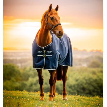 Amigo Ripstop Horseware 900D Turnout deken gevoerd met fleece 50g Marine witney Marineblauw