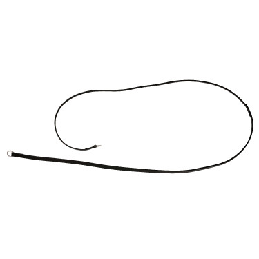 Lederen gogue-teugels Riding World Zwart