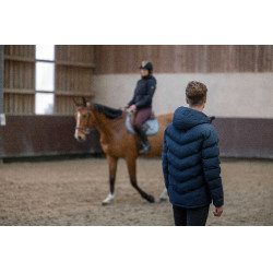 Heren donsjas Equithème Michael Marineblauw