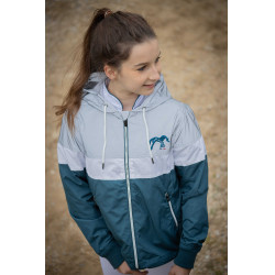 Blouson Pénélope Celecce Eendenblauw