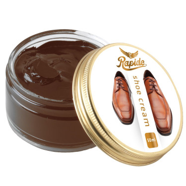 Snelwerkende schoencrème Bruin