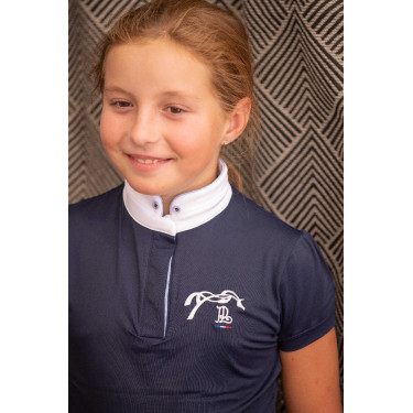 Wedstrijdpolo Eden by PL Madrid Marineblauw