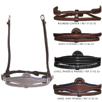 Neusriemen Flags & Cup verstelbaar Bruin