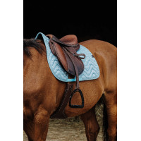 Zadeldek Equithème Brocart Marine Marineblauw Zadeldek Equithème Brocart Marine Marineblauw