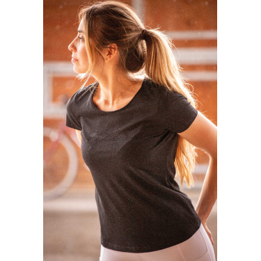 T-shirt Pénélope Iconic Strass Zwart