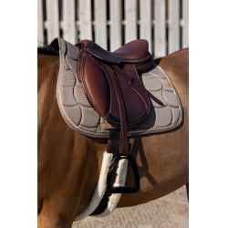 Zadeldekje Equithème Shiny Lichtbruin