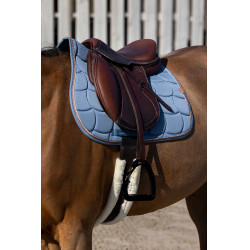 Zadeldekje Equithème Shiny Blauw