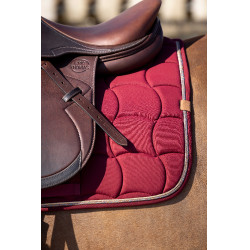 Zadeldekje Equithème Shiny Bordeaux