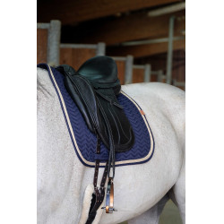 Zadeldek Equithème Softy Marineblauw