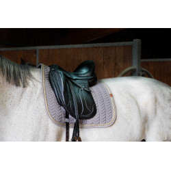 Zadeldek Equithème Softy Grijs