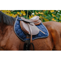Zadeldek Equithème Quadri Marineblauw
