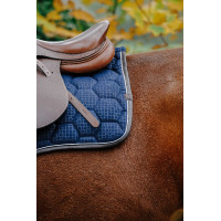Zadeldek Equithème Quadri Marineblauw