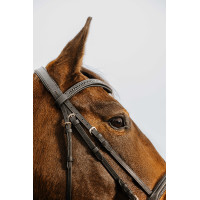 Bridon Norton Club Strass V Zwart Bridon Norton Club Strass V Zwart