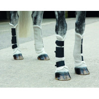 Vliegwerende peesbeschermers Fly turnout Shires Wit / zwart