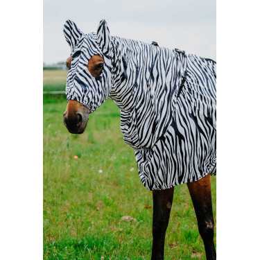 Antiekzeemkap Riding World Zwarte / witte zebra Motieven Antiekzeemkap Riding World Zwarte / witte zebra Motieven