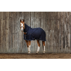 Shirt Equithème Micro mesh combo Marineblauw