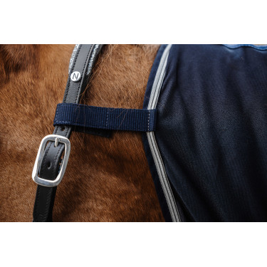 Shirt Equithème Micro mesh combo Marineblauw