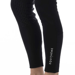 Softshell broek Equitheme Zermatt met siliconen zitvlak Zwart