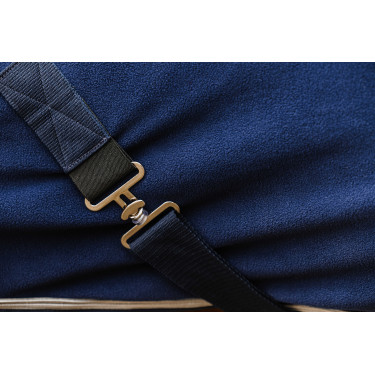 Fleecedeken Equithème Vague Marineblauw