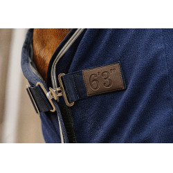 Fleecedeken Equithème Vague Marineblauw