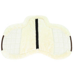 Equithème Pro gevormde zadeldek Chocolade Bruin