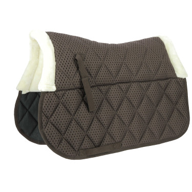 Zadeldek Equithème Pro air Chocolade Bruin Zadeldek Equithème Pro air Chocolade Bruin