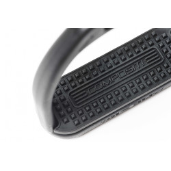 Geprofileerde stijgbeugels Compositi Zwart