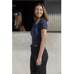 T-shirt Equithème Anna Marineblauw