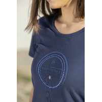 T-shirt Equithème Anna korte mouwen Gemêleerd roze T-shirt Equithème Anna korte mouwen Gemêleerd roze