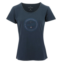 T-shirt Equithème Anna Marineblauw