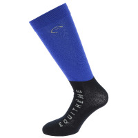 Sokken Equithème Compet 2 paar Koningsblauw / marineblauw