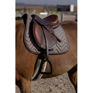 Zadeldek Equithème Tweedytan Beige