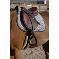 Zadeldek Equithème Tweedytan Wit