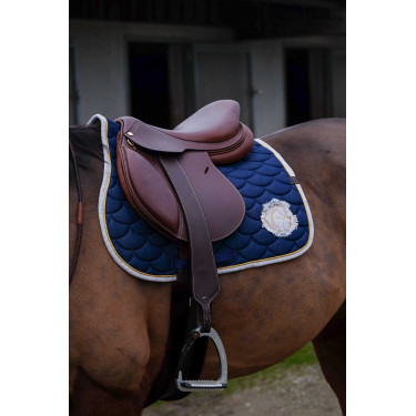 Zadeldek Equithème Denim Marineblauw Zadeldek Equithème Denim Marineblauw