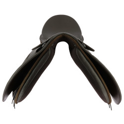 Unisex zadel Norton Club Rexine Evol Bruin