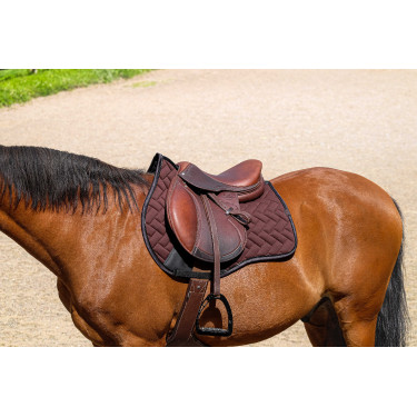 Zadeldek Equithème Impulsion Bruin