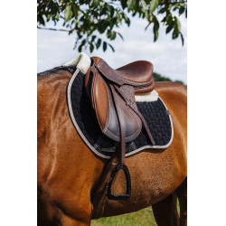 Zadeldoek Equithème Dinard Zwart Zadeldoek Equithème Dinard Zwart