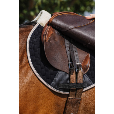 Zadeldoek Equithème Dinard Zwart Zadeldoek Equithème Dinard Zwart