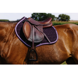 Zadelpad Equithème Eclat Violet