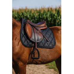 Zadeldoek Riding World School Zwart