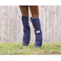 Transportbeschermers Equithème Tyrex 600 D Zwart / hemelblauw Transportbeschermers Equithème Tyrex 600 D Zwart / hemelblauw