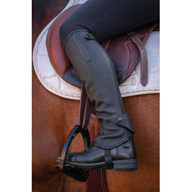 Mini-chaps Equithème Soft Zwart Mini-chaps Equithème Soft Zwart