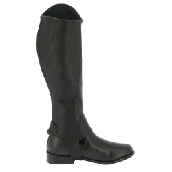 Mini-chaps Norton Stretch gegranuleerd Zwart