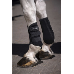 Norton Elastische Peesbeschermers Zwart