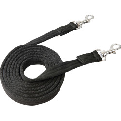 Gewatteerde teugels Zwart