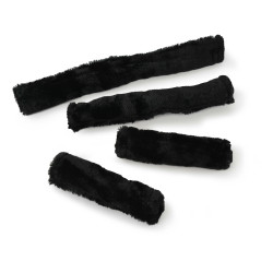 Set hoes voor synthetisch halster Zwart